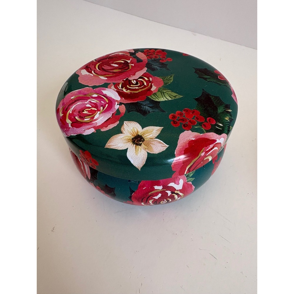 The‎ Pioneer Woman Melon & Mint Scented Candle 4.95oz Floral Tin Unused